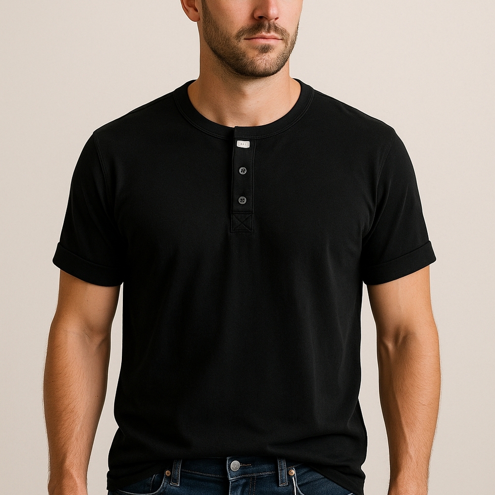 Tecovas Black Men's Jersey Shirt